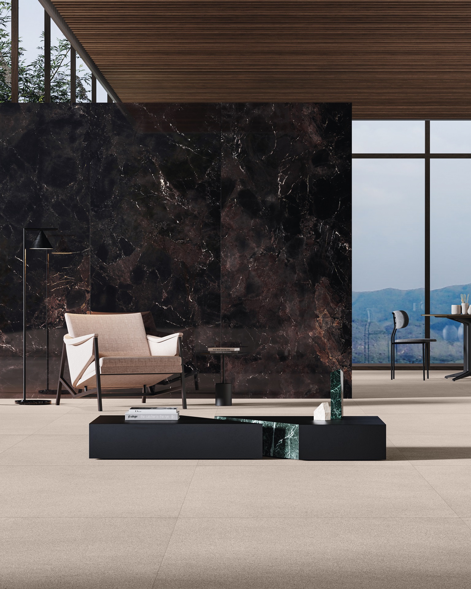 porcelanato que reproduz pedras naturais