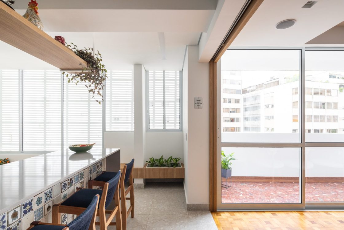 apartamento em são paulo com piso de caquinho