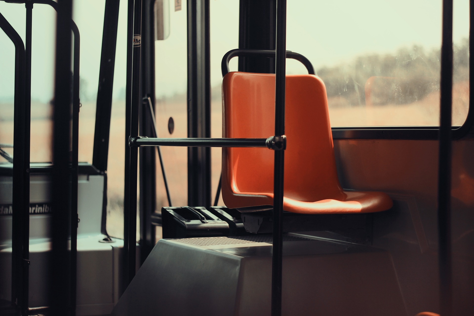 Interior de transporte público