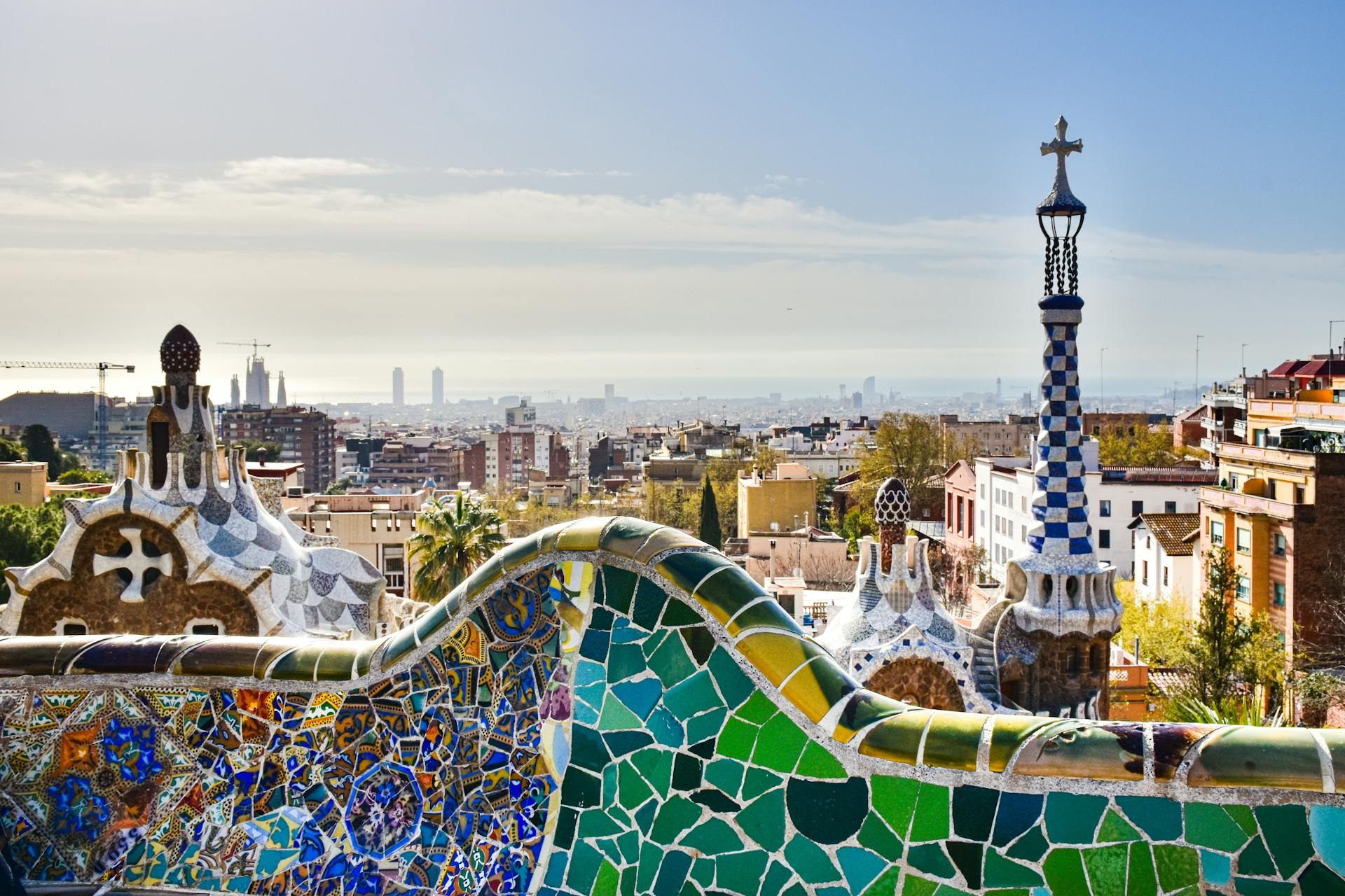 Mosaicos do Parque Güell