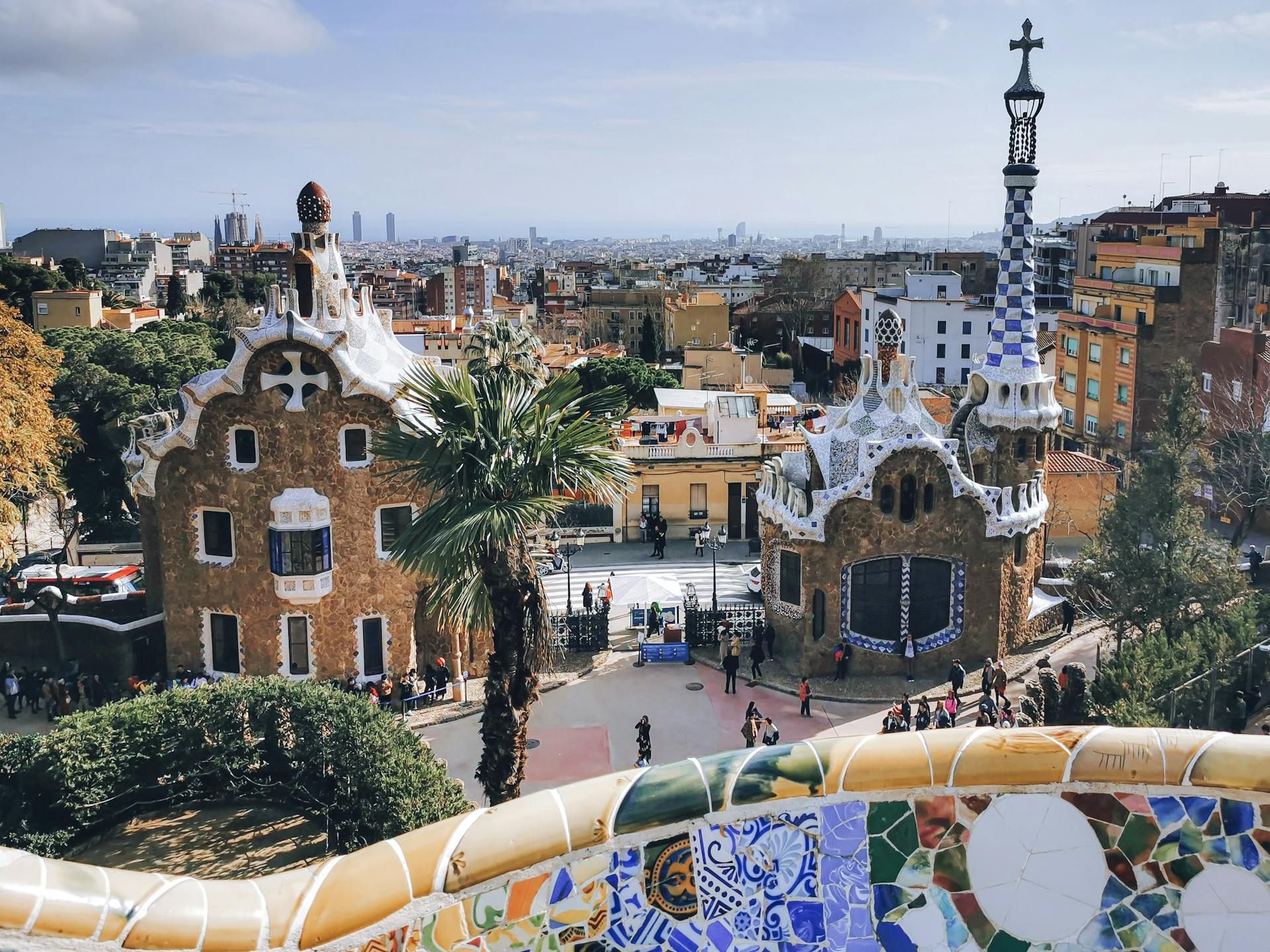 Parque Güell, uma das criações de Antoni Gaudí