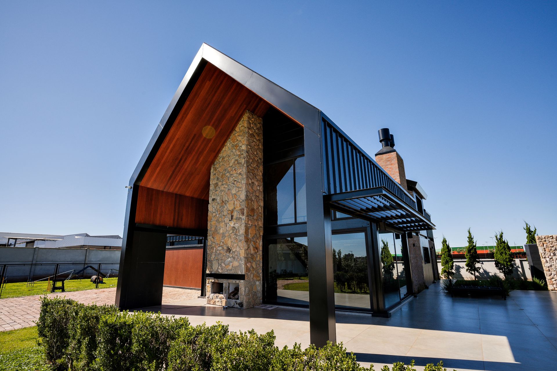 Cabana em estilo moderno