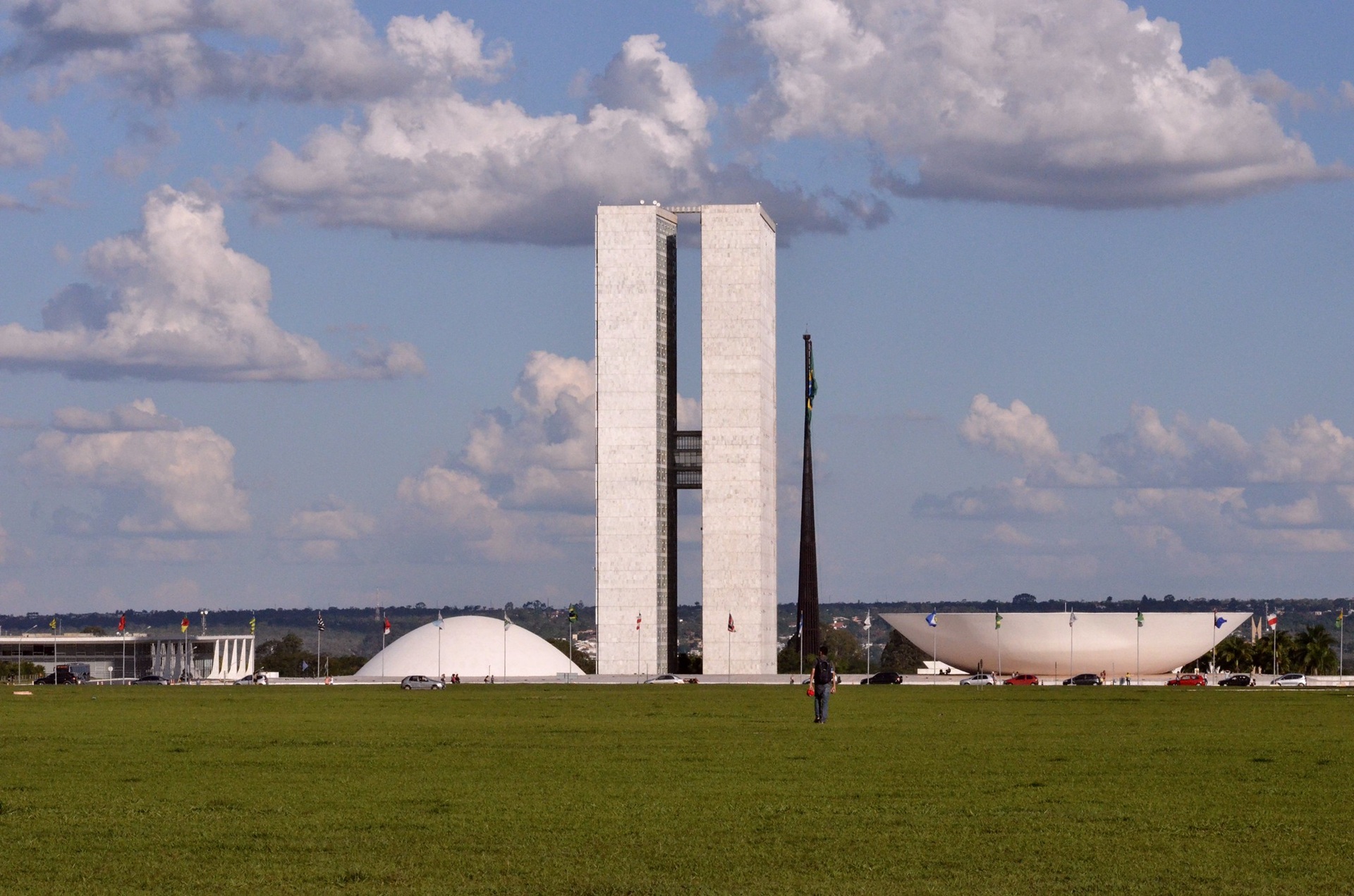 Praça dos Três Poderes, em Brasília