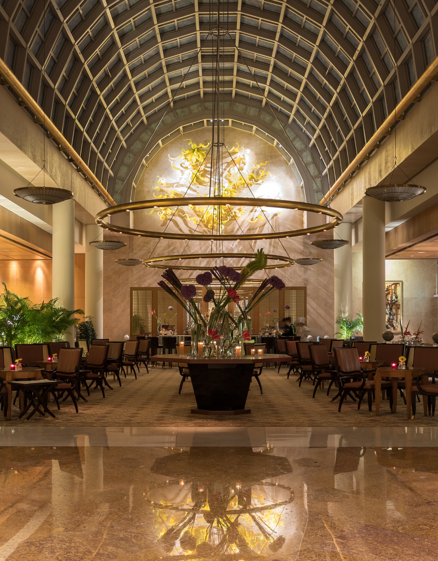 Restaurante do hotel The Ritz-Carlton, em Singapura