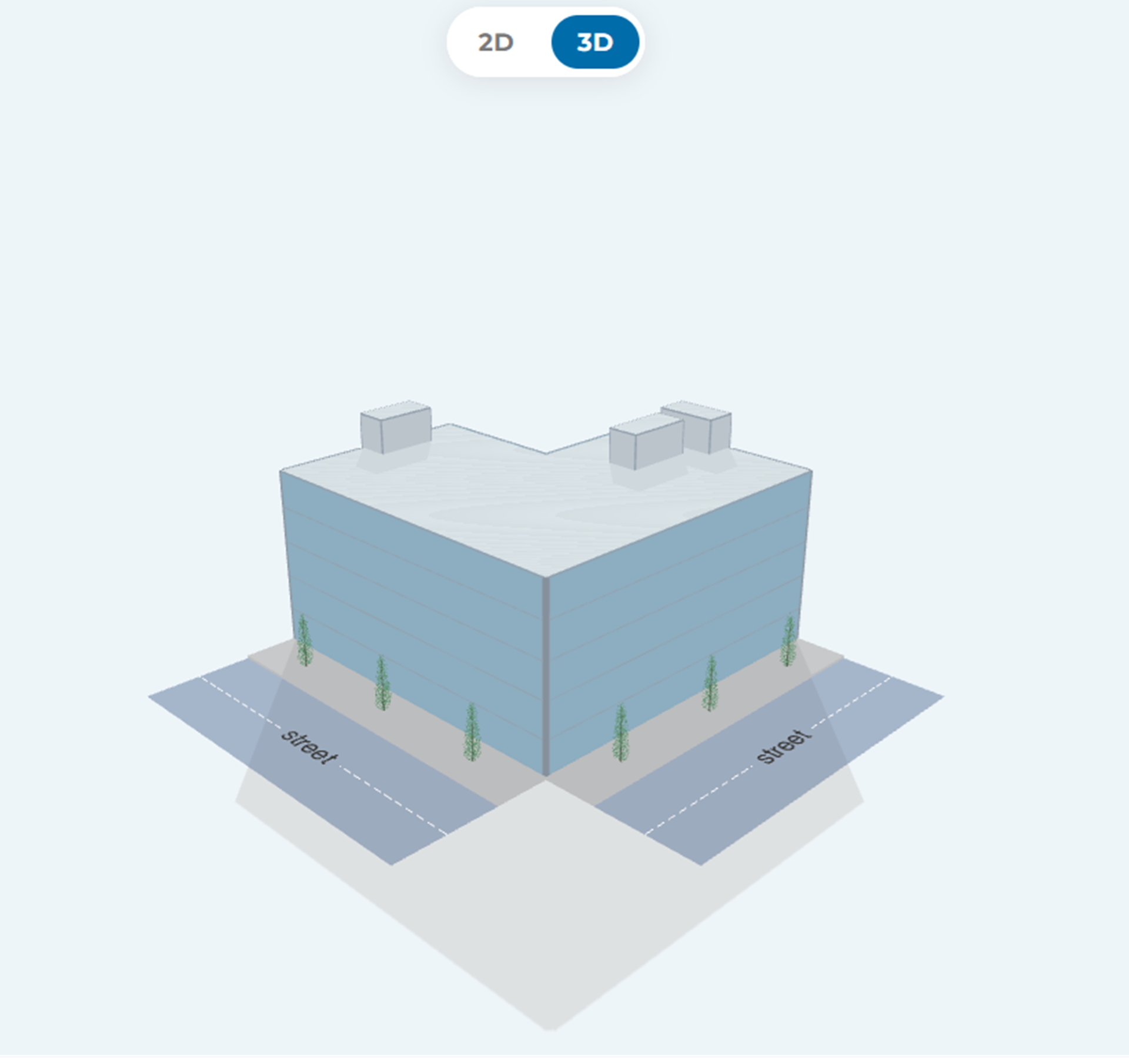 AI para arquitetua Volume urbano gerado com ArkDesign AI — IA aplicada à criação automatizada de soluções arquitetônicas com base em dados e contexto urbano