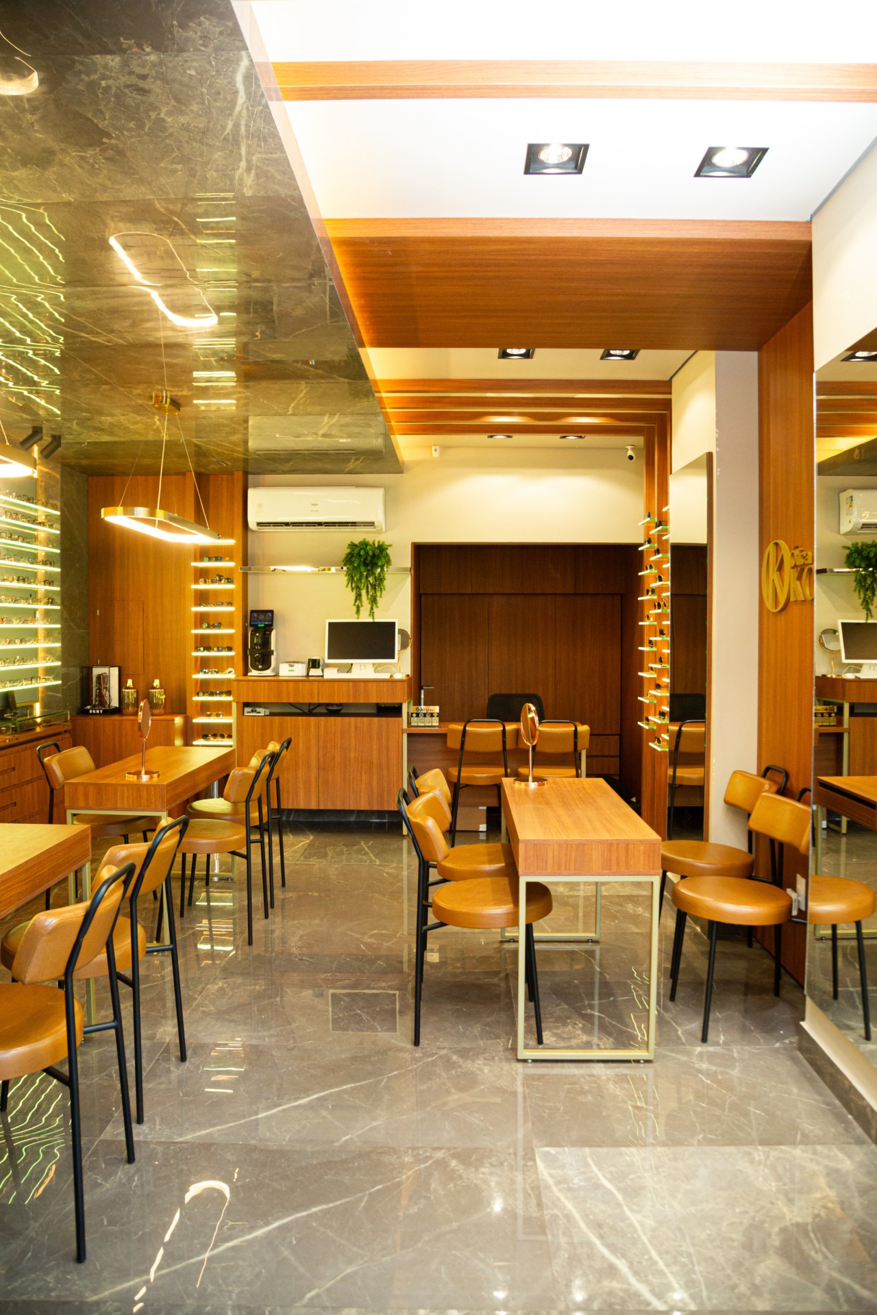 Ambiente interno de ótica