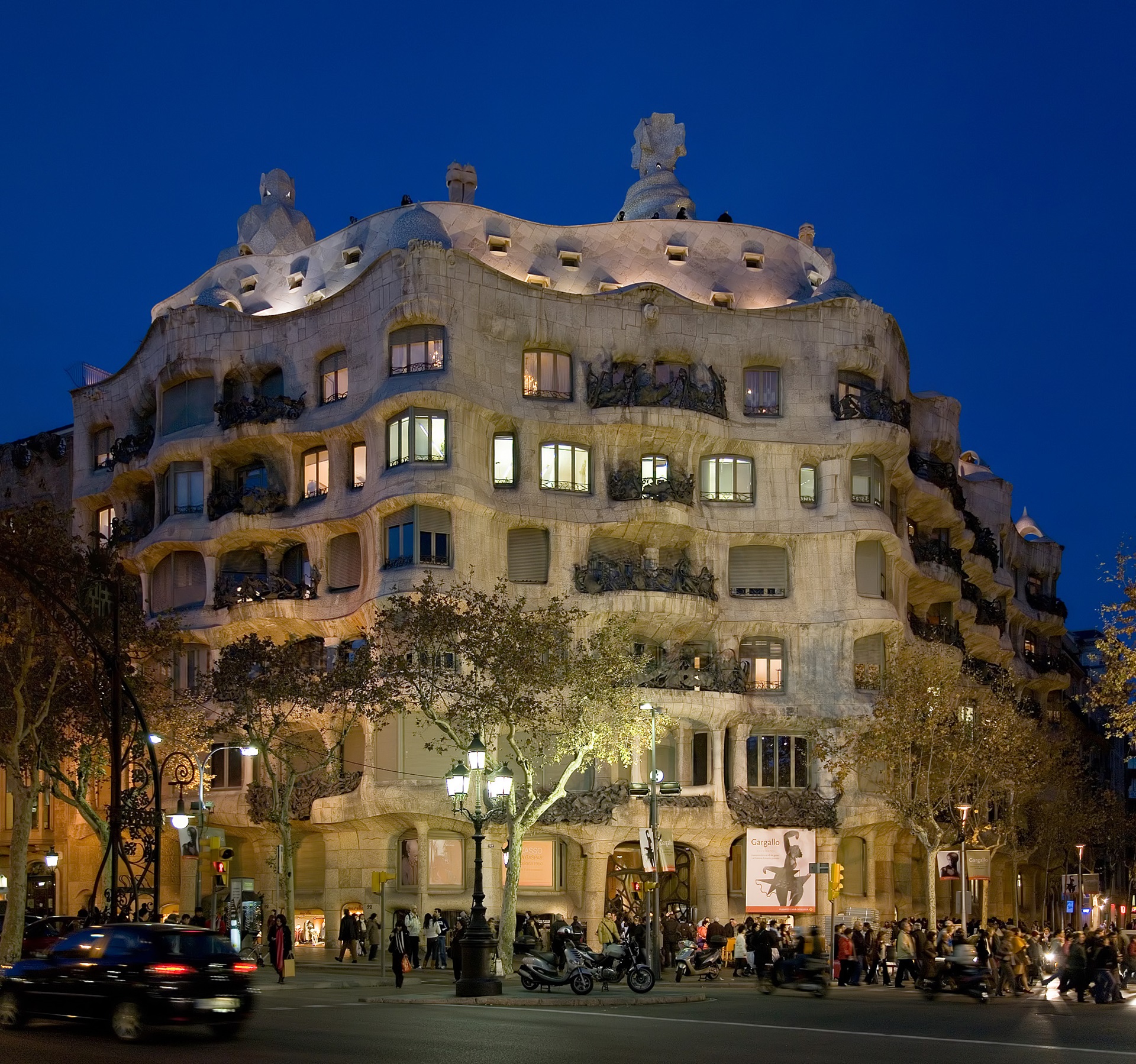 Barcelona Casa Milà, de Antoni Gaudí