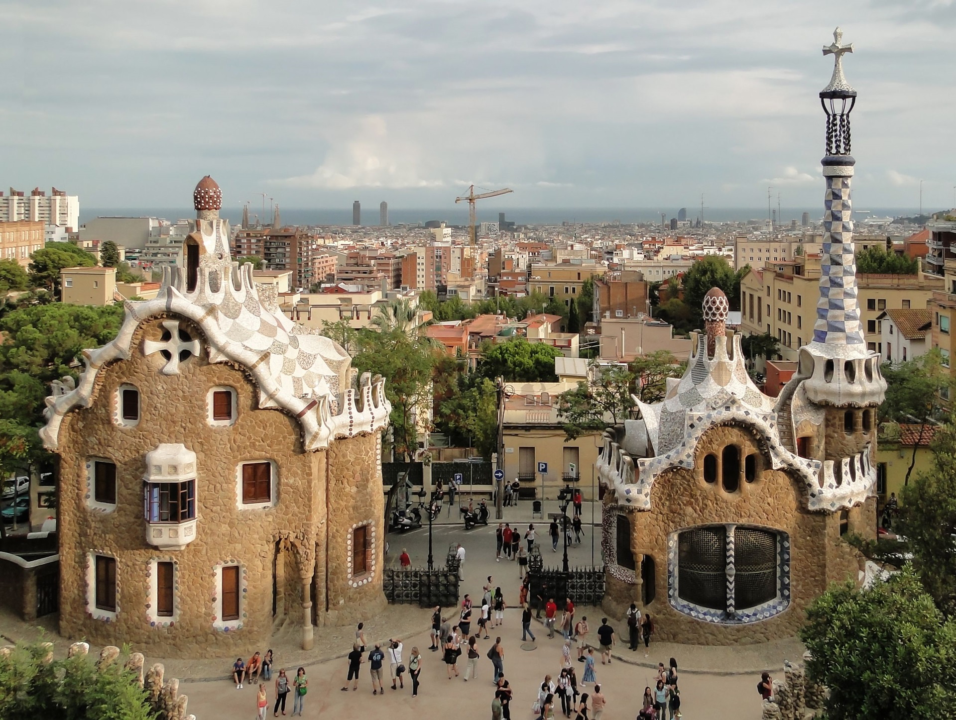 Barcelona Parque Güell, de Antoni Gaudí
