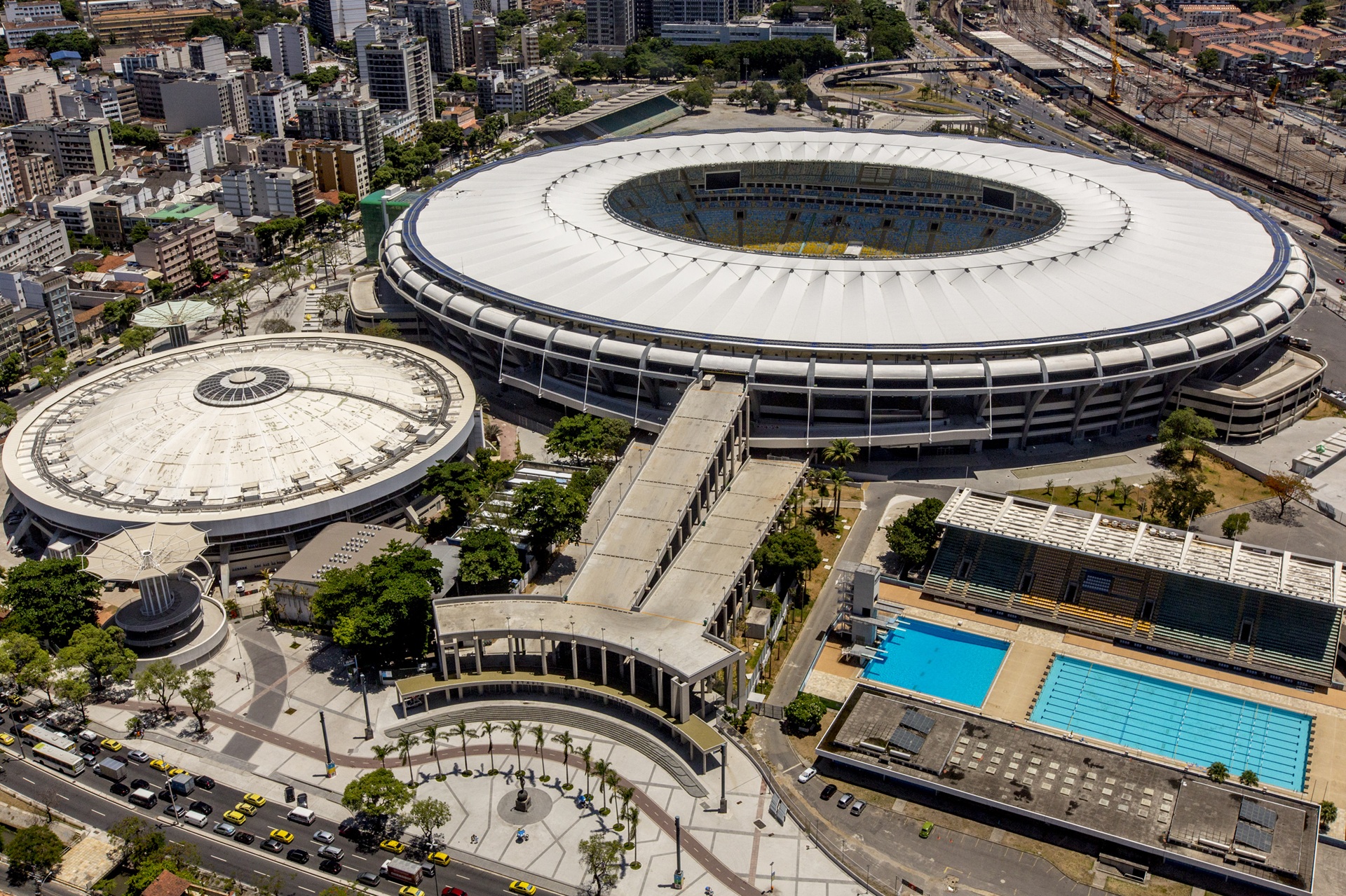 Visão aérea do Maracanã