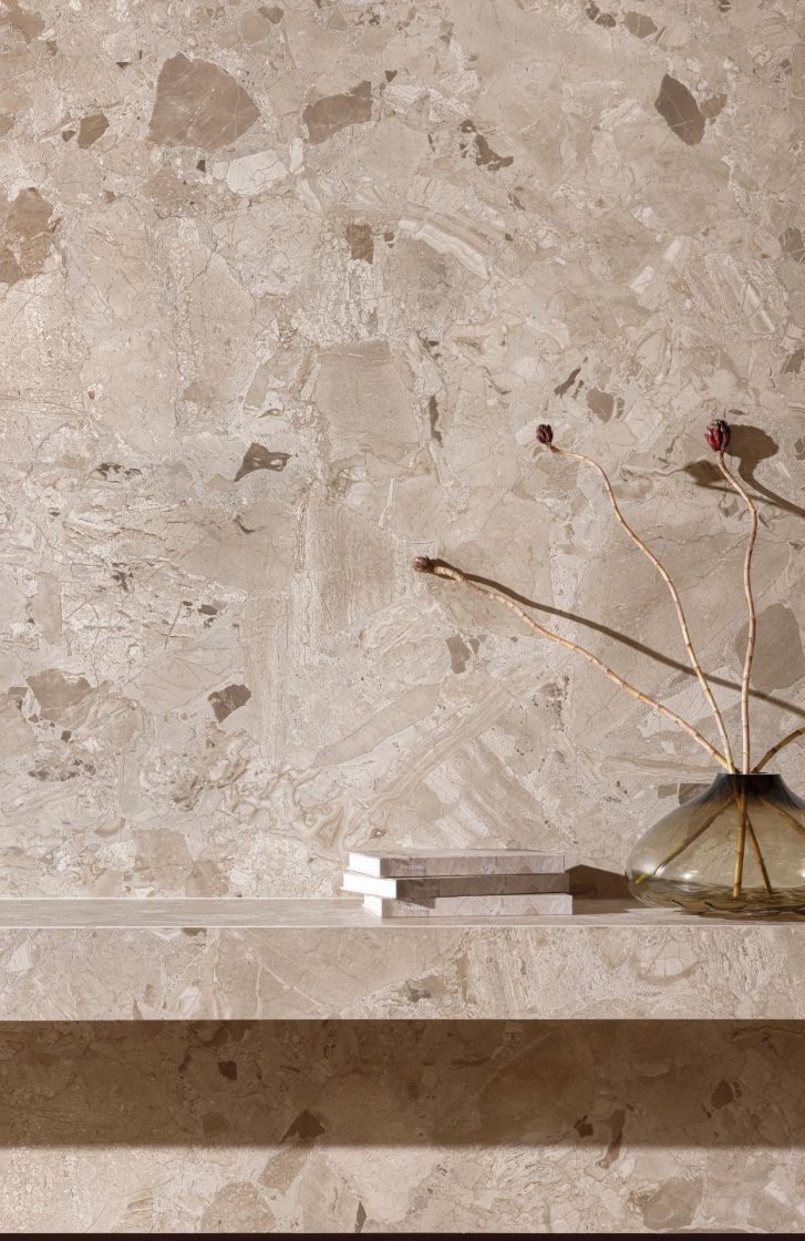 breccia collection, prateleira de pedra breccia