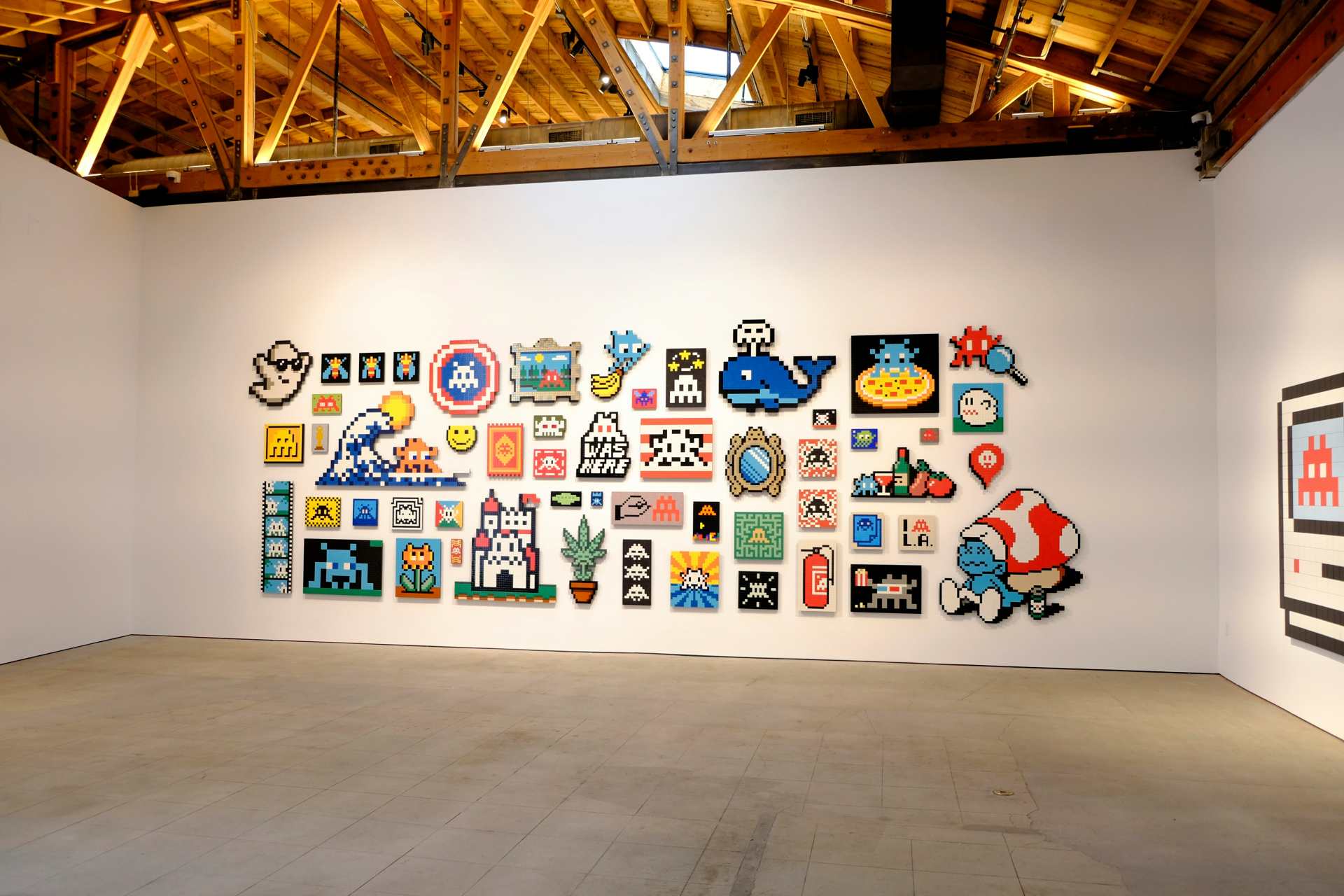 exposição de pixel art