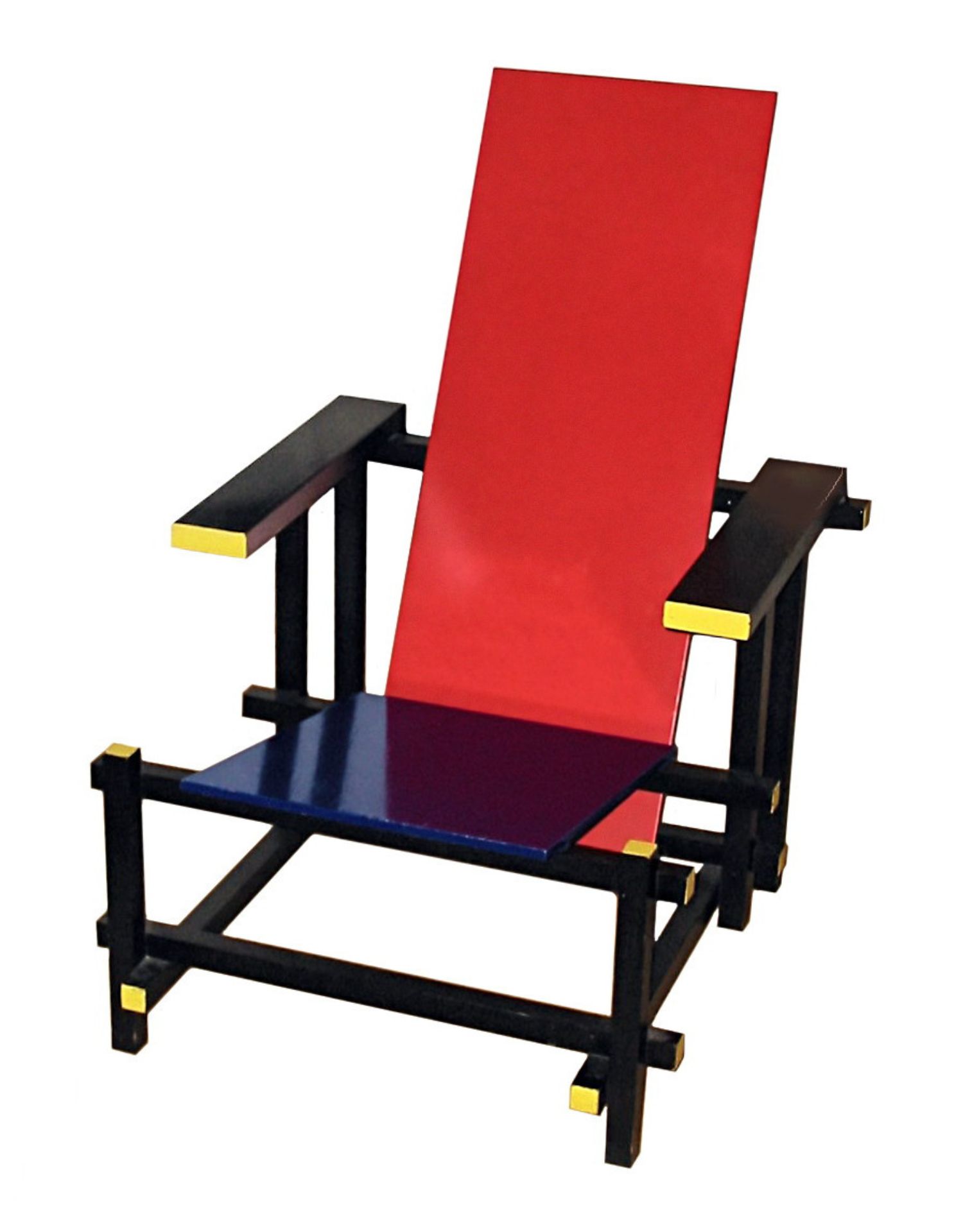 Cadeira Red and Blue, assinada por Gerrit Rietveld