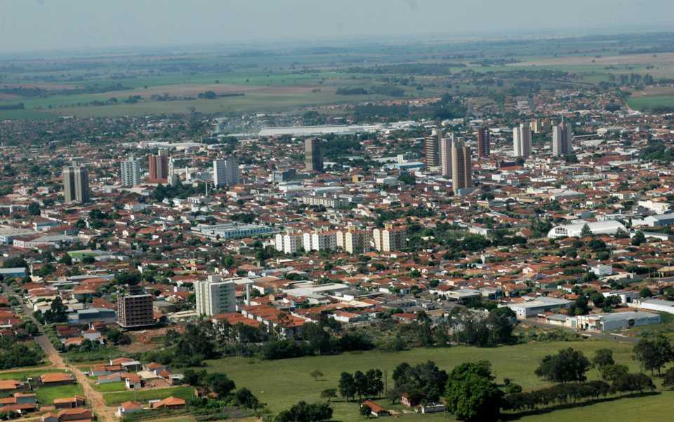 visão aérea de Birigui