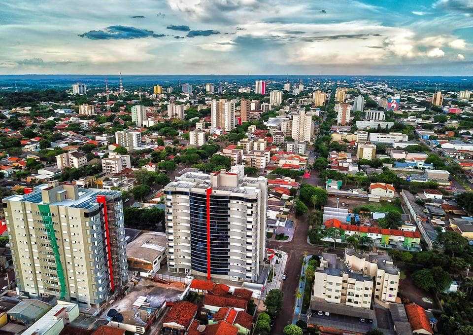 vista aérea de Dourados