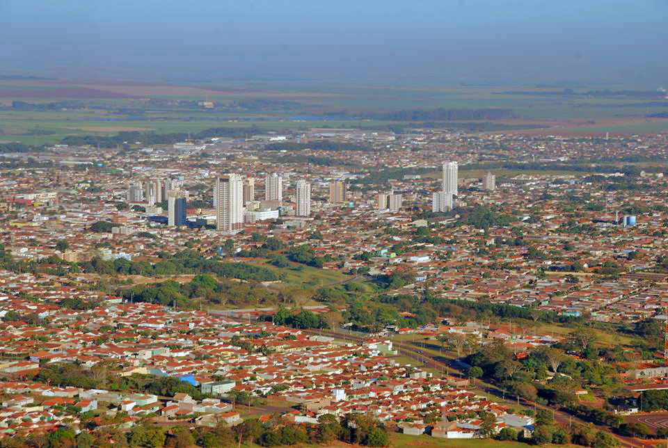 vista aérea de Sertãozinho