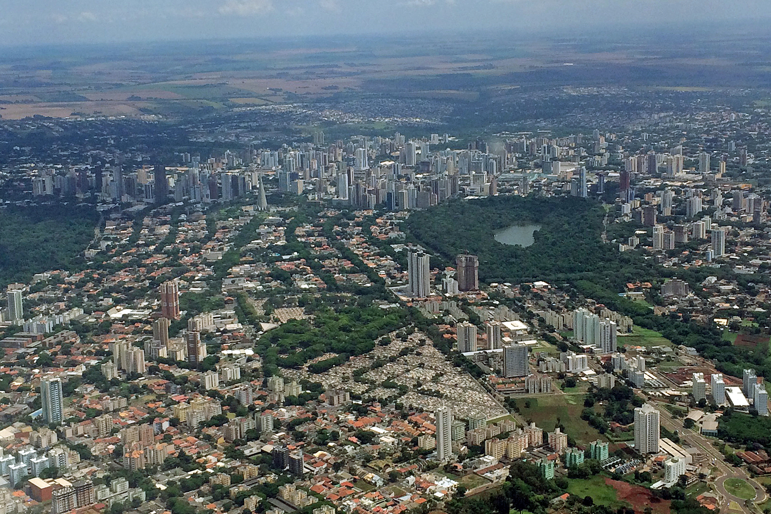 vista aérea de Maringá
