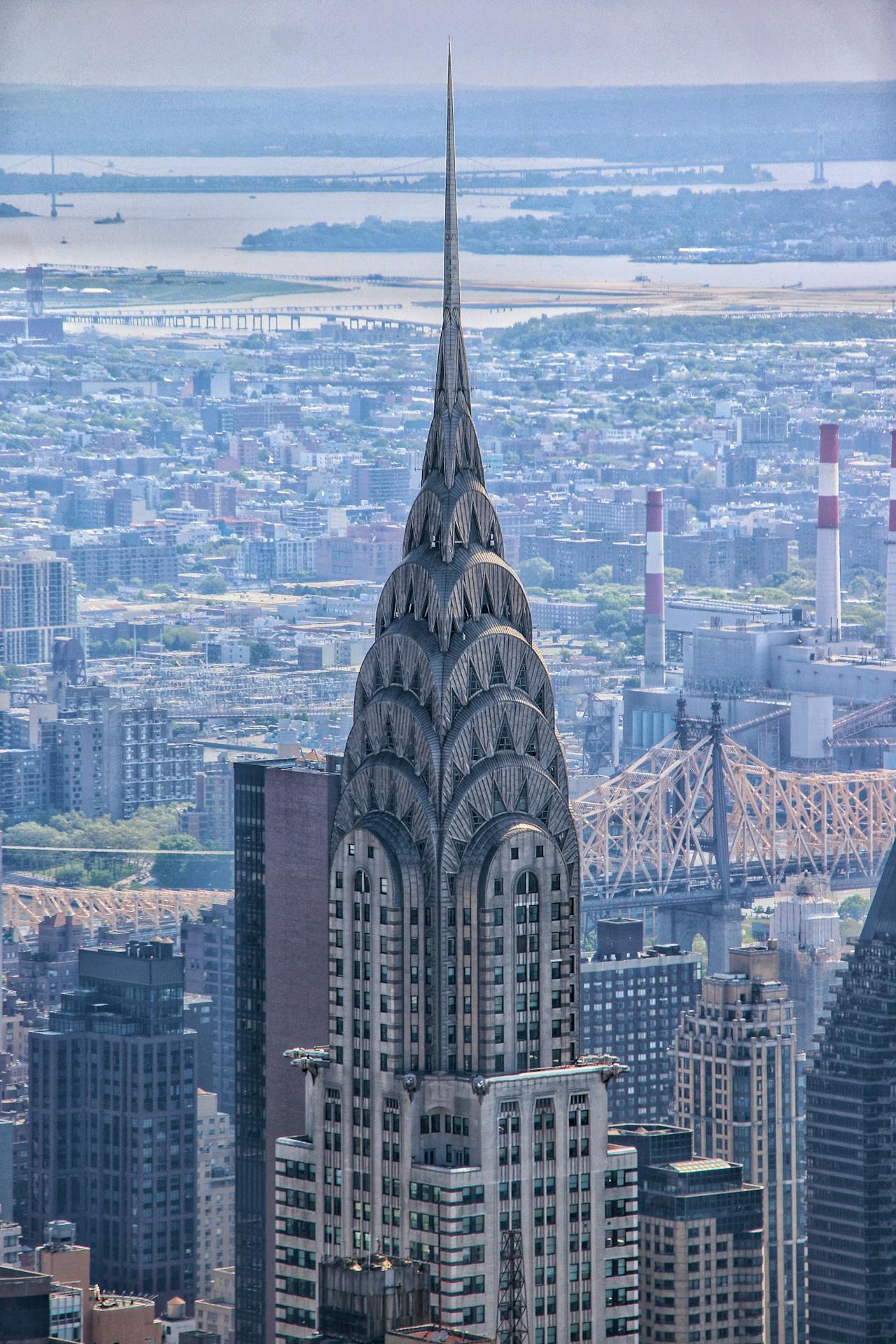 Vista do Chrysler Building, em Nova York