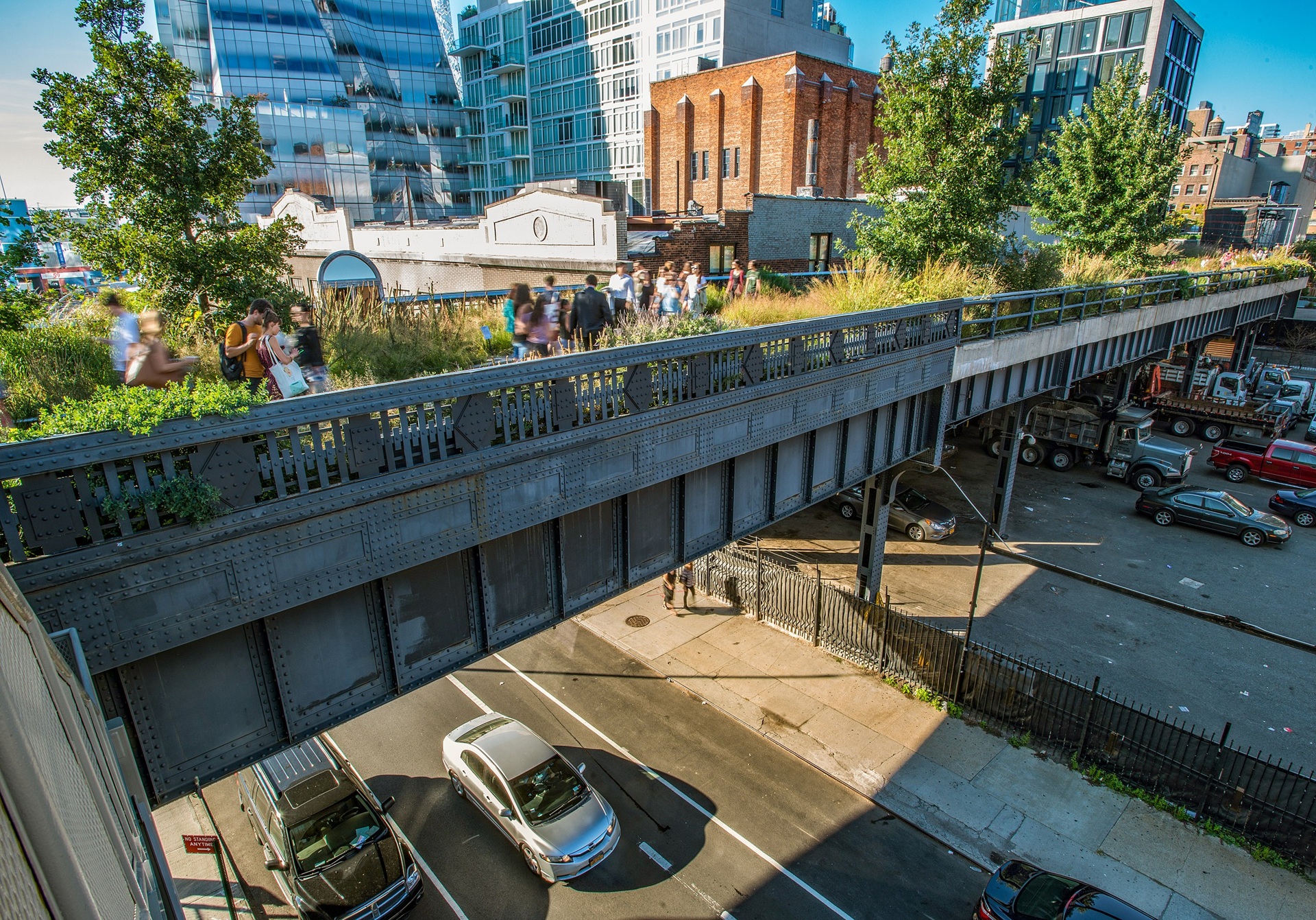 High Line, parque urbano elevado em Manhattan, Nova York