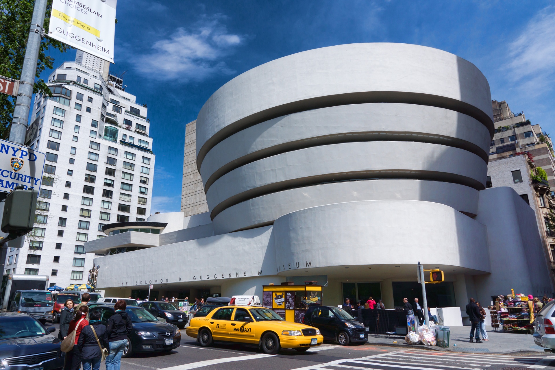 Vista externa do Museu Solomon R. Guggenheim, em Nova York