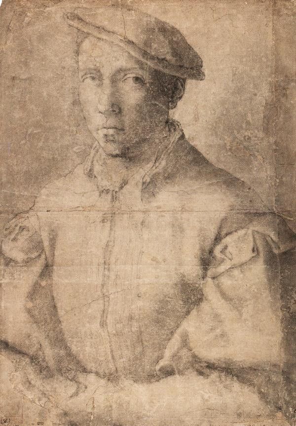 Retrato de Tommaso dei Cavalieri, jovem nobre romano que despertou a admiração profunda de Michelangelo