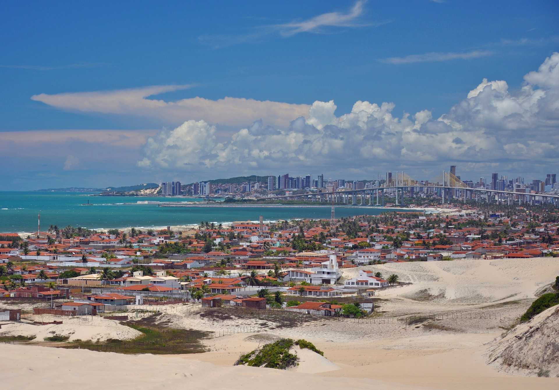 vista do litoral de Natal